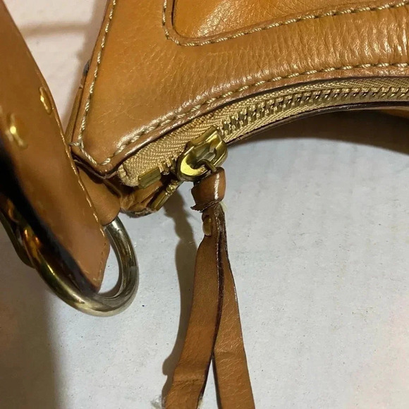 Michael kors brown leather shoulder handbag - Picture 6 of 12